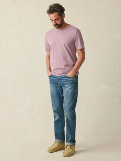 T-Shirts & Henleys^Faherty Brand Sunwashed Tee (Tall) - Faded Grape