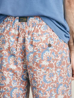 Swim^Faherty Brand Sunwashed Trunk - Clay Oceanside Floral