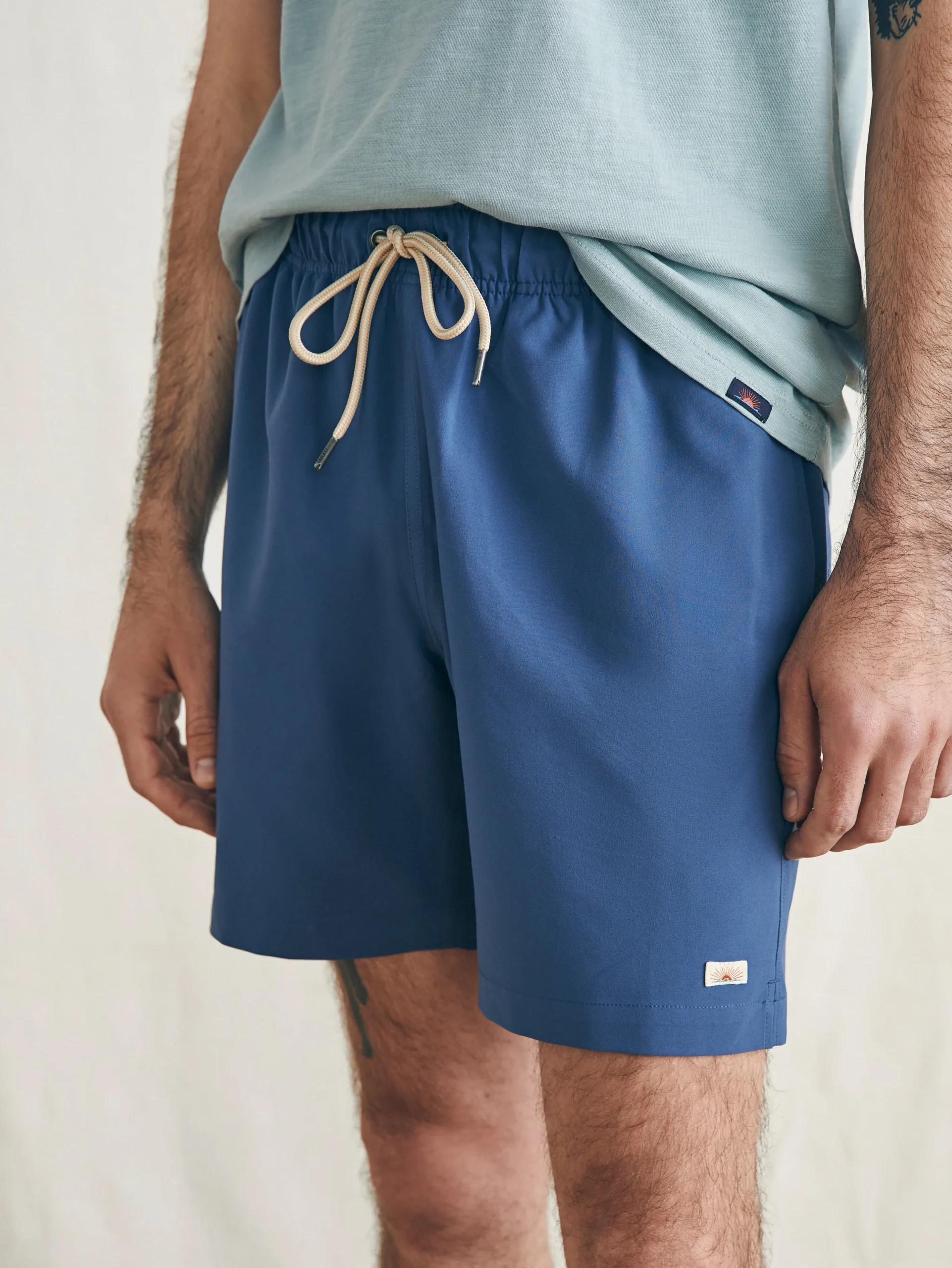 Swim^Faherty Brand Sunwashed Trunk - Nightfall