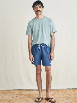 Swim^Faherty Brand Sunwashed Trunk - Nightfall