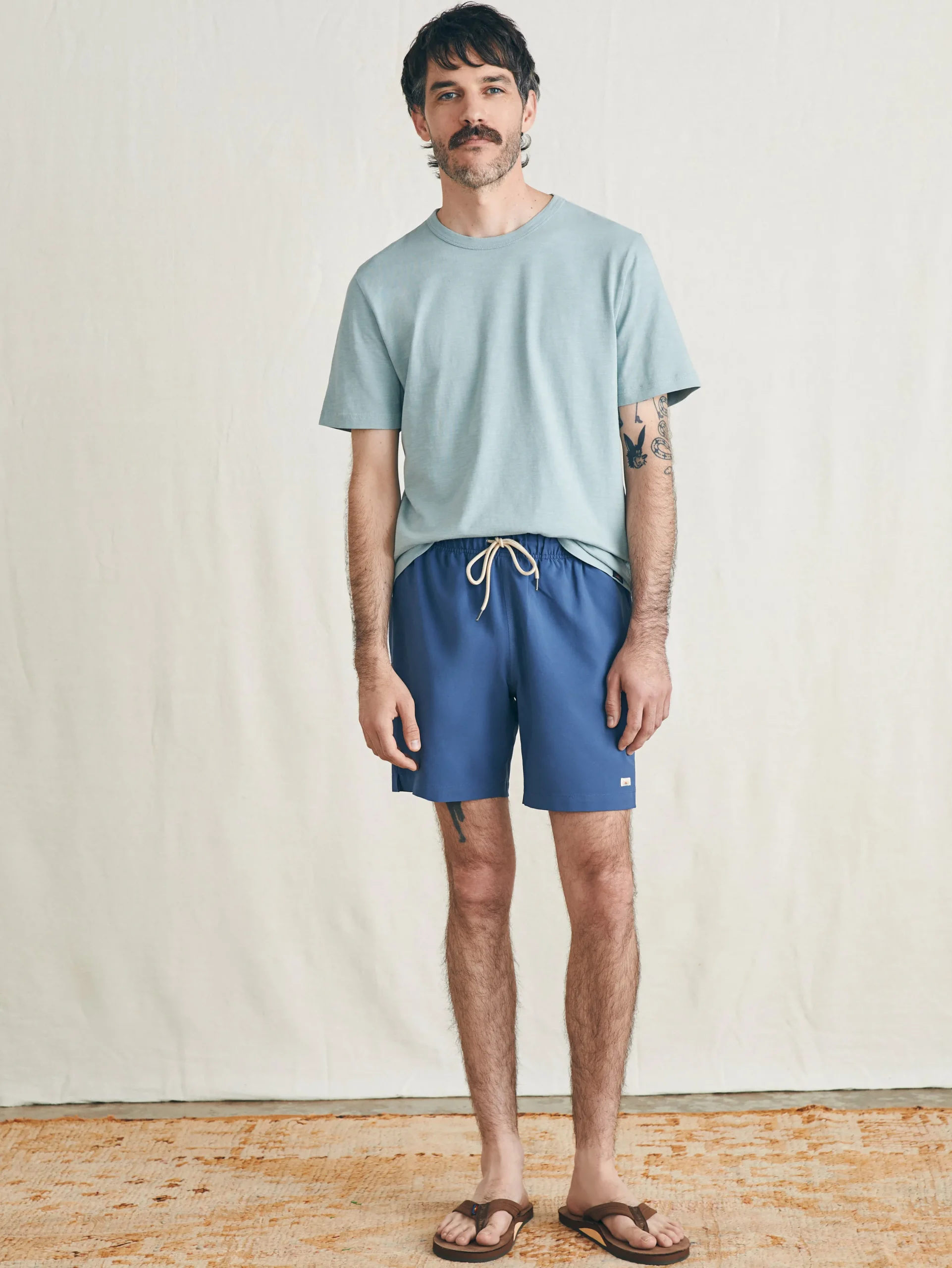 Swim^Faherty Brand Sunwashed Trunk - Nightfall