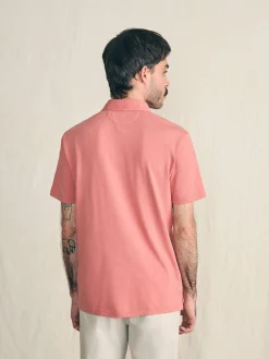 Polo Shirts|T-Shirts & Henleys^Faherty Brand Sunwashed T-Shirt Polo - Faded Flag