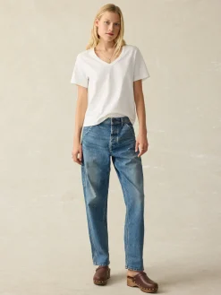 T-Shirts^Faherty Brand Sunwashed V-Neck Tee - White