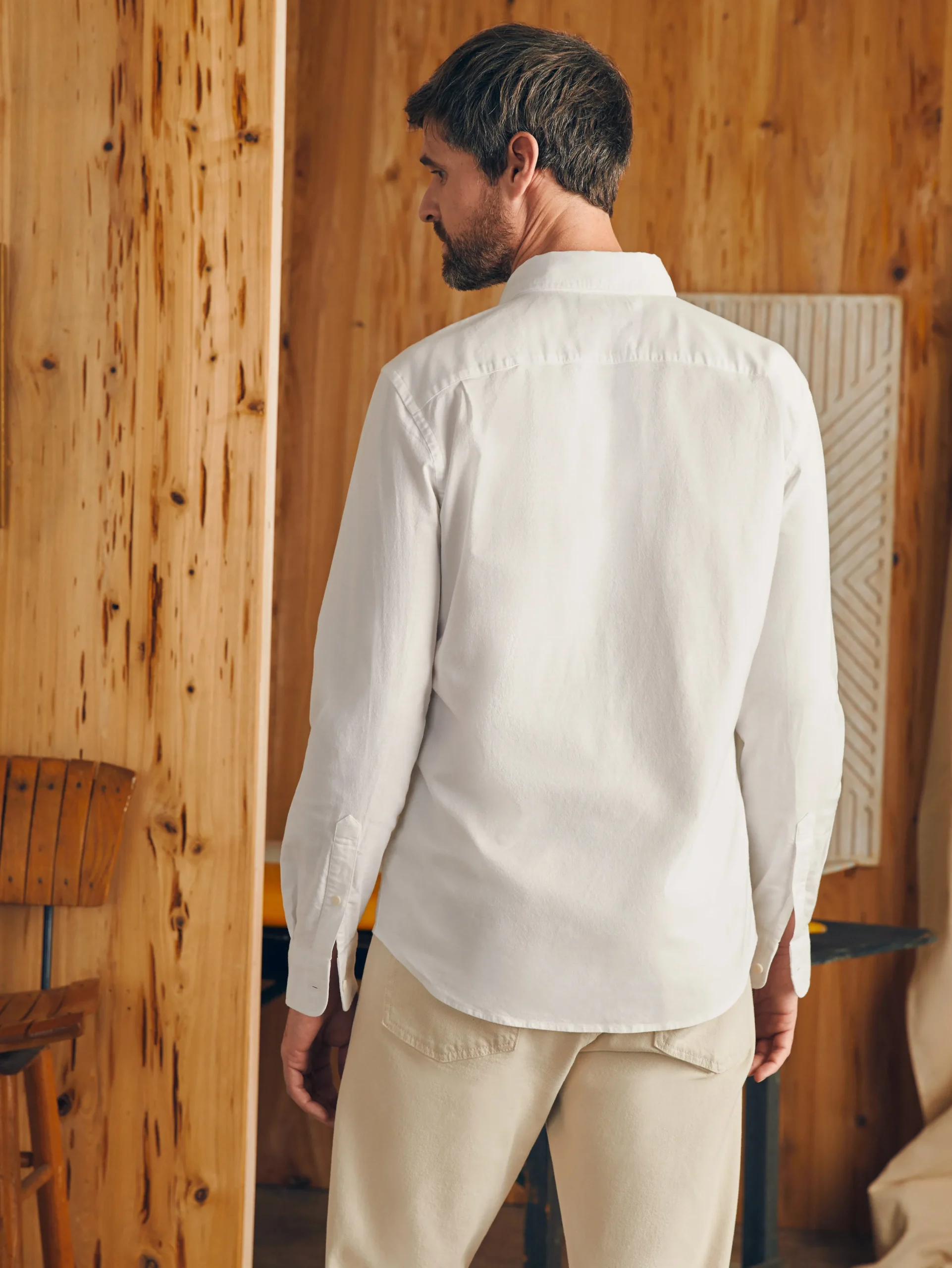 Shirts^Faherty Brand Supima Oxford Shirt - Pure White