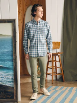 Shirts^Faherty Brand Supima Oxford Shirt - Woodhill Plaid