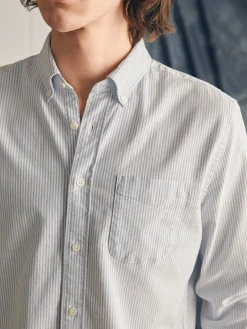 Shirts^Faherty Brand Supima Oxford Shirt (Tall) - Classic Stripe