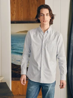 Shirts^Faherty Brand Supima Oxford Shirt (Tall) - Classic Stripe