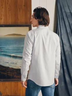Shirts^Faherty Brand Supima Oxford Shirt (Tall) - Classic Stripe