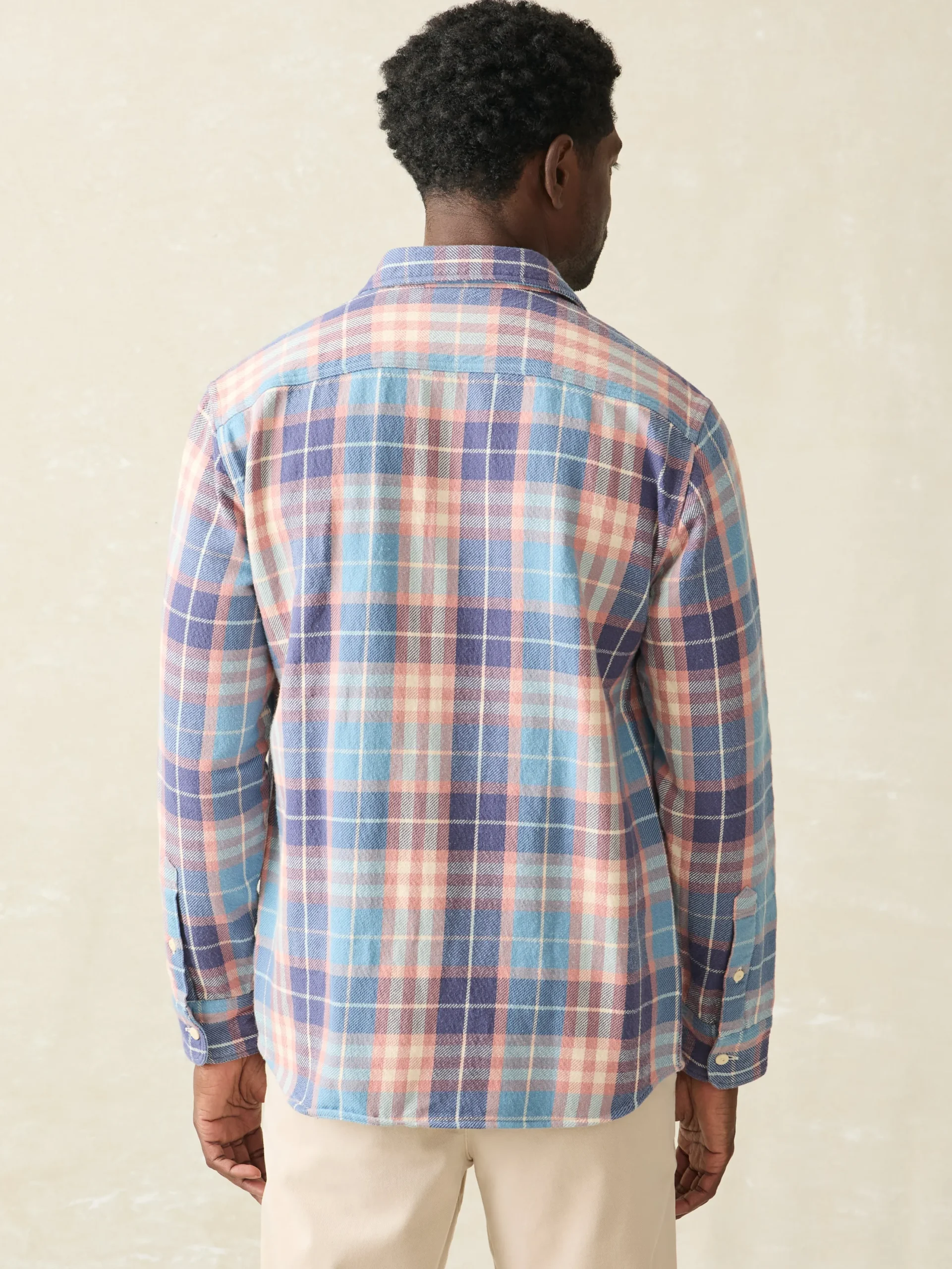 Shirts^Faherty Brand Surf Flannel - Bristol Blue Plaid