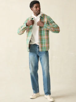 Shirts^Faherty Brand Surf Flannel - Forest Hollow Plaid