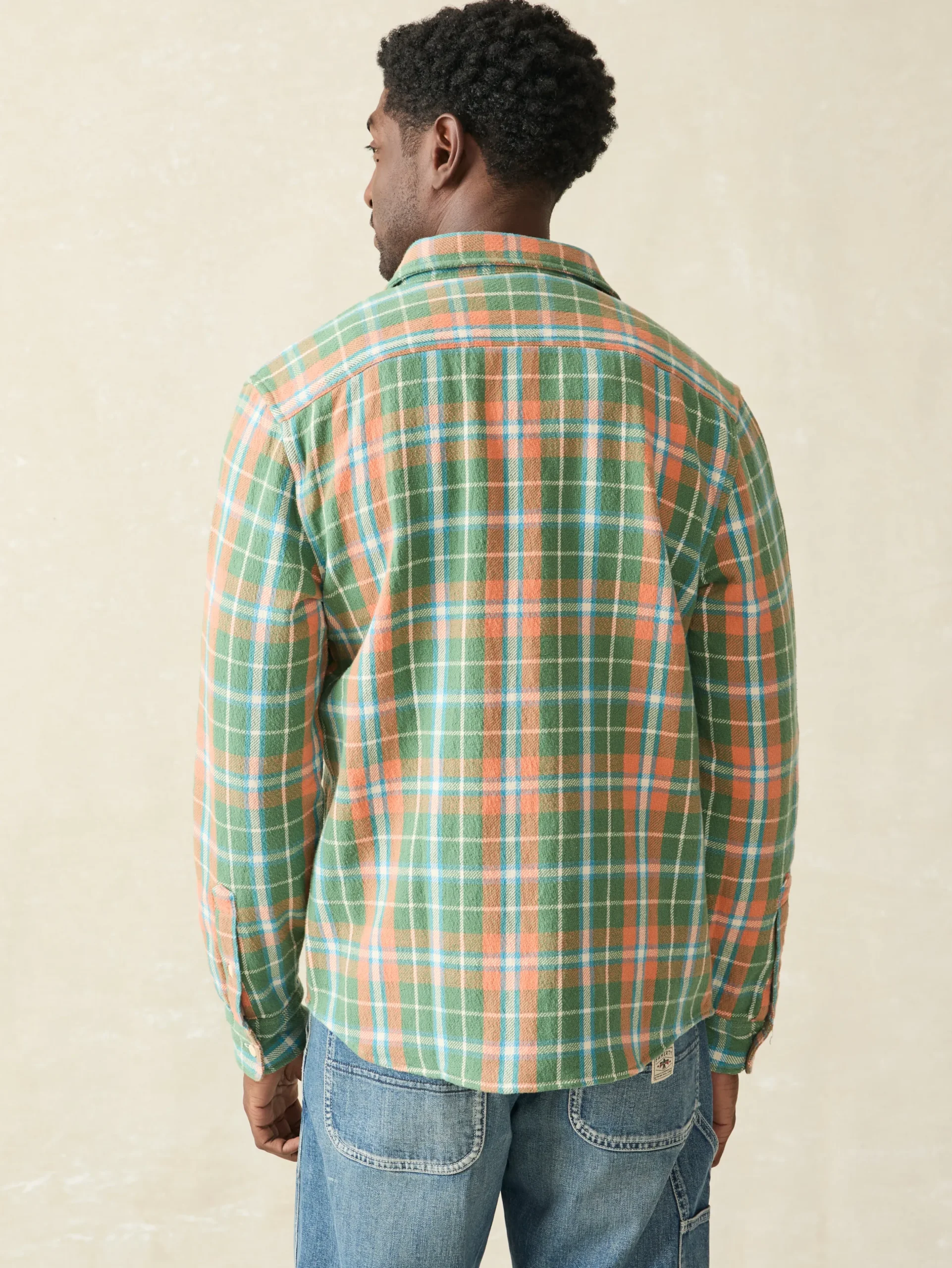 Shirts^Faherty Brand Surf Flannel - Forest Hollow Plaid