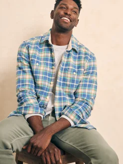 Shirts^Faherty Brand Surf Flannel - Landing Point Plaid