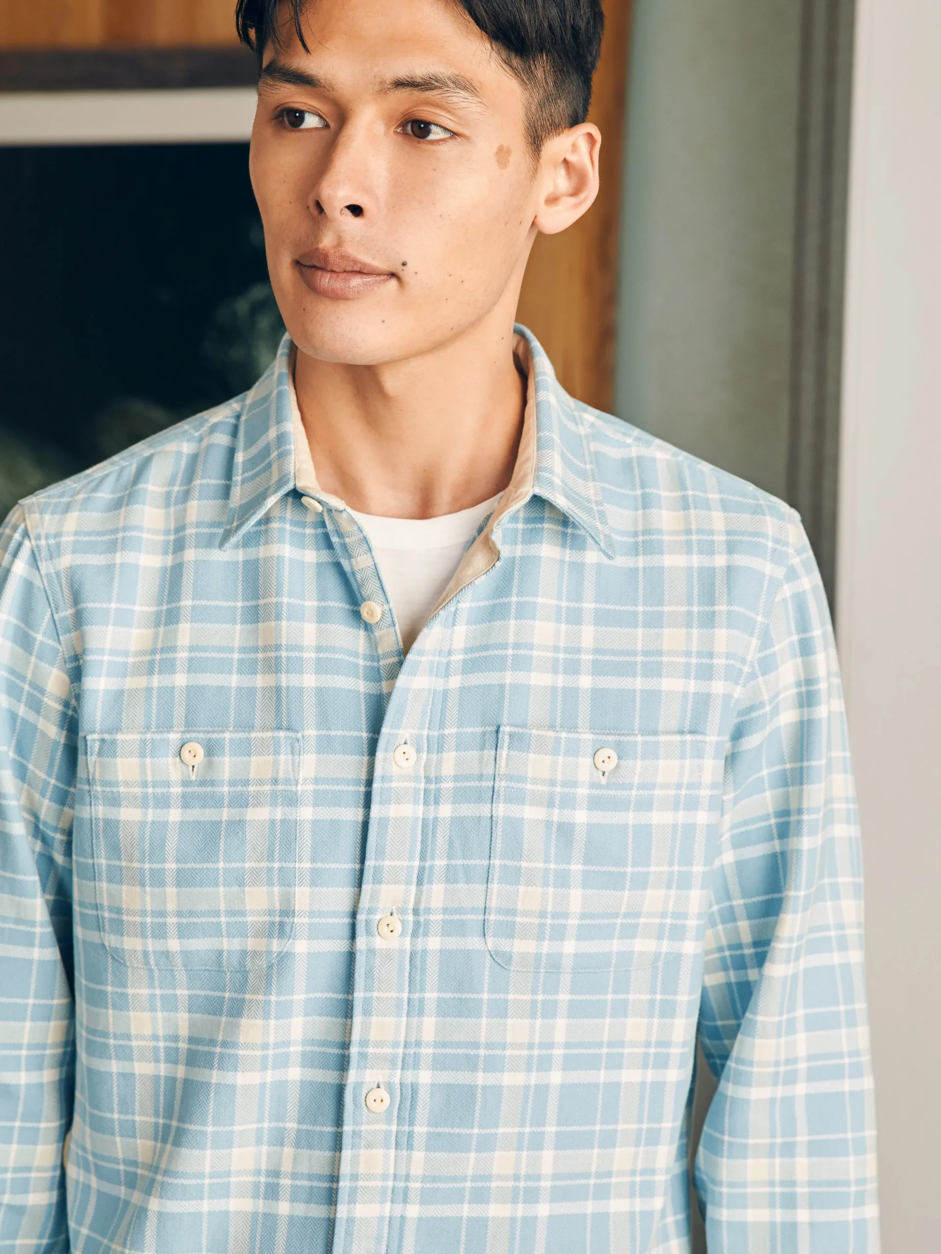 Shirts^Faherty Brand Surf Flannel - Seabrooks Sands Plaid