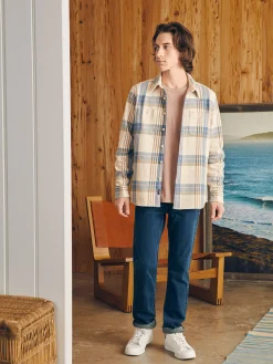 Shirts^Faherty Brand Surf Flannel - Spring Evening