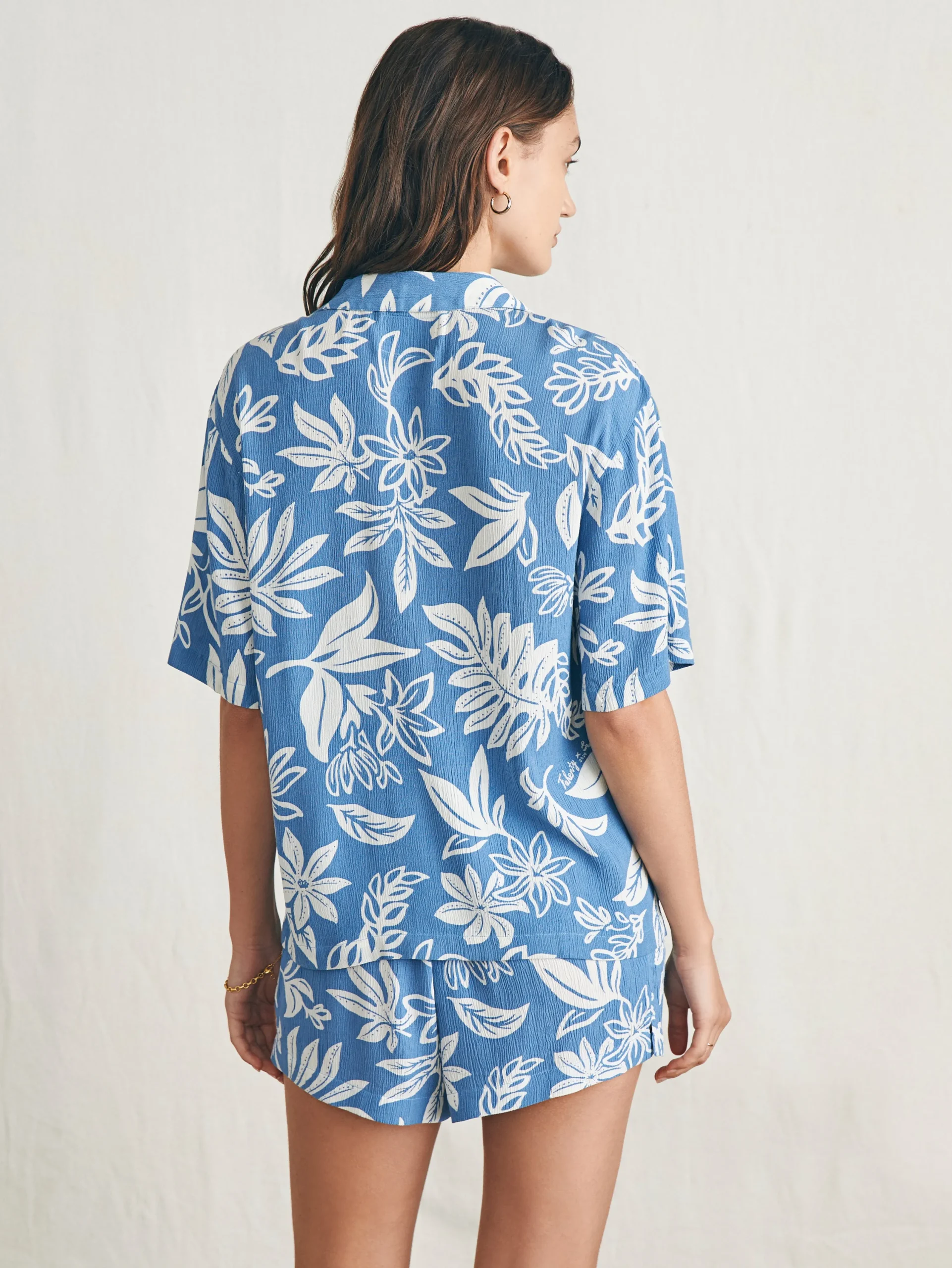 Shirts & Tops^Faherty Brand Surfrider Cabana Camp Shirt - Surfrider Blossom