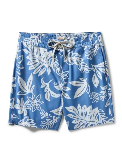Swim^Faherty Brand Surfrider Sunwashed Boardshort - Sky Floral
