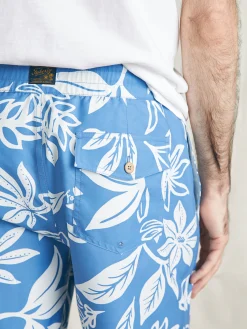 Swim^Faherty Brand Surfrider Sunwashed Boardshort - Sky Floral