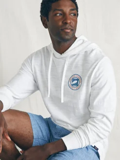 Hoodies & Sweatshirts^Faherty Brand Surfrider Sunwashed Slub Hoodie - White