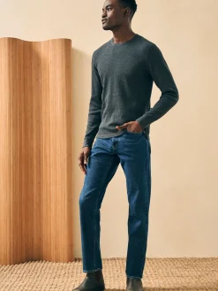 T-Shirts & Henleys^Faherty Brand Surplus Waffle Crew - Ash Heather