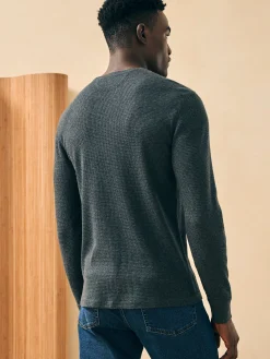 T-Shirts & Henleys^Faherty Brand Surplus Waffle Crew - Ash Heather
