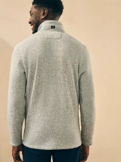 Sweaters|Hoodies & Sweatshirts^Faherty Brand Sweater Fleece Full Zip - Light Granite