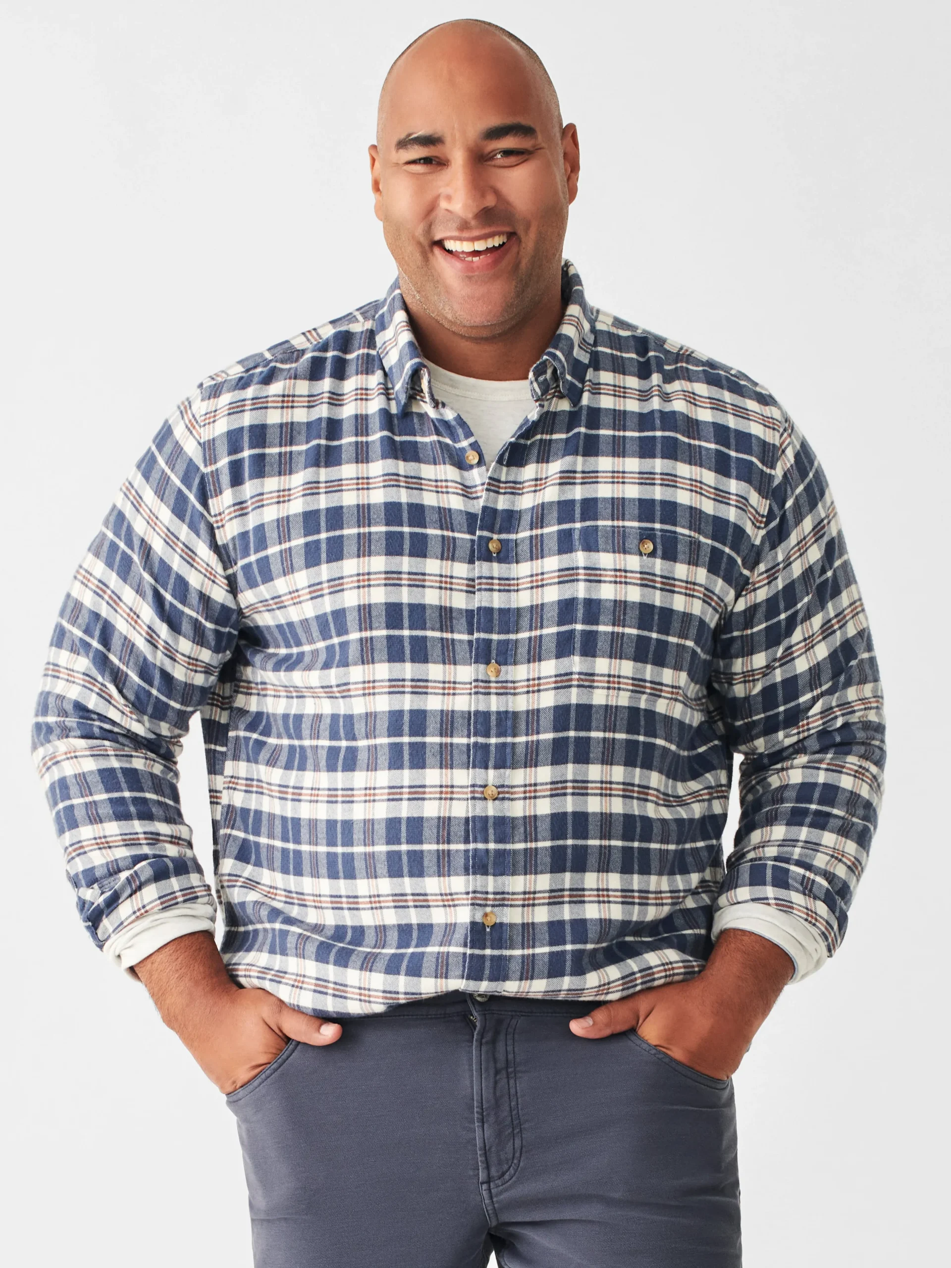 Shirts^Faherty Brand The Movement™ Flannel (Tall) - Rainier Plaid
