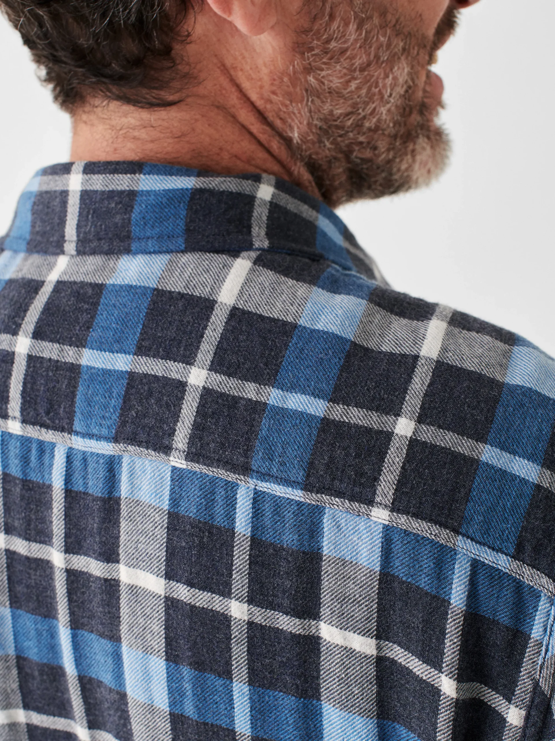 Shirts^Faherty Brand The Reversible Shirt - Cobalt Nights Buffalo