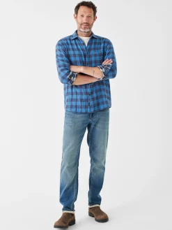 Shirts^Faherty Brand The Reversible Shirt - Cobalt Nights Buffalo