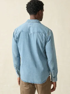 Shirts^Faherty Brand The Western Shirt - Faded Indigo