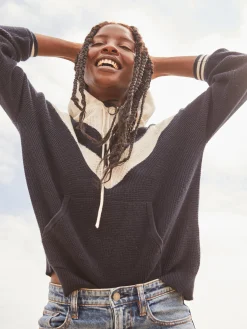 Sweaters|Hoodies & Sweatshirts^Faherty Brand Throwback Sweater Hoodie - Varsity Blues