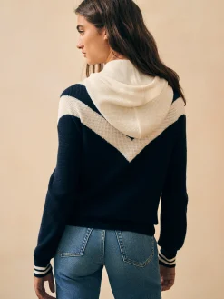Sweaters|Hoodies & Sweatshirts^Faherty Brand Throwback Sweater Hoodie - Varsity Blues