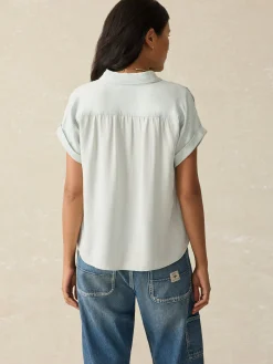 Shirts & Tops^Faherty Brand Tried & True Breeze Shirt - Icy Blue Wash