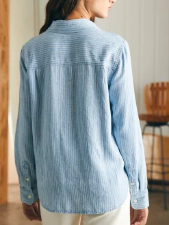 Shirts & Tops^Faherty Brand Tried & True Chambray Shirt - Tried And True Stripe