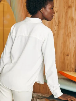 Shirts & Tops^Faherty Brand Tried & True Chambray Shirt - White