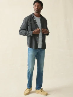 Shirts^Faherty Brand Tried & True Chambray Workshirt - Durango Black