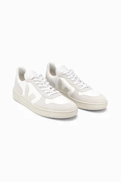 Shoes & Socks^Faherty Brand VEJA Women's V-10 - White Natural Pierre