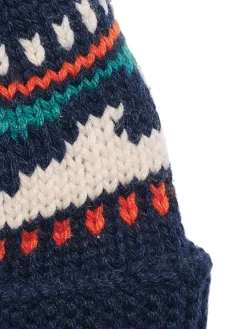 Hats|Hats^Faherty Brand Waves Pom Beanie - Navy