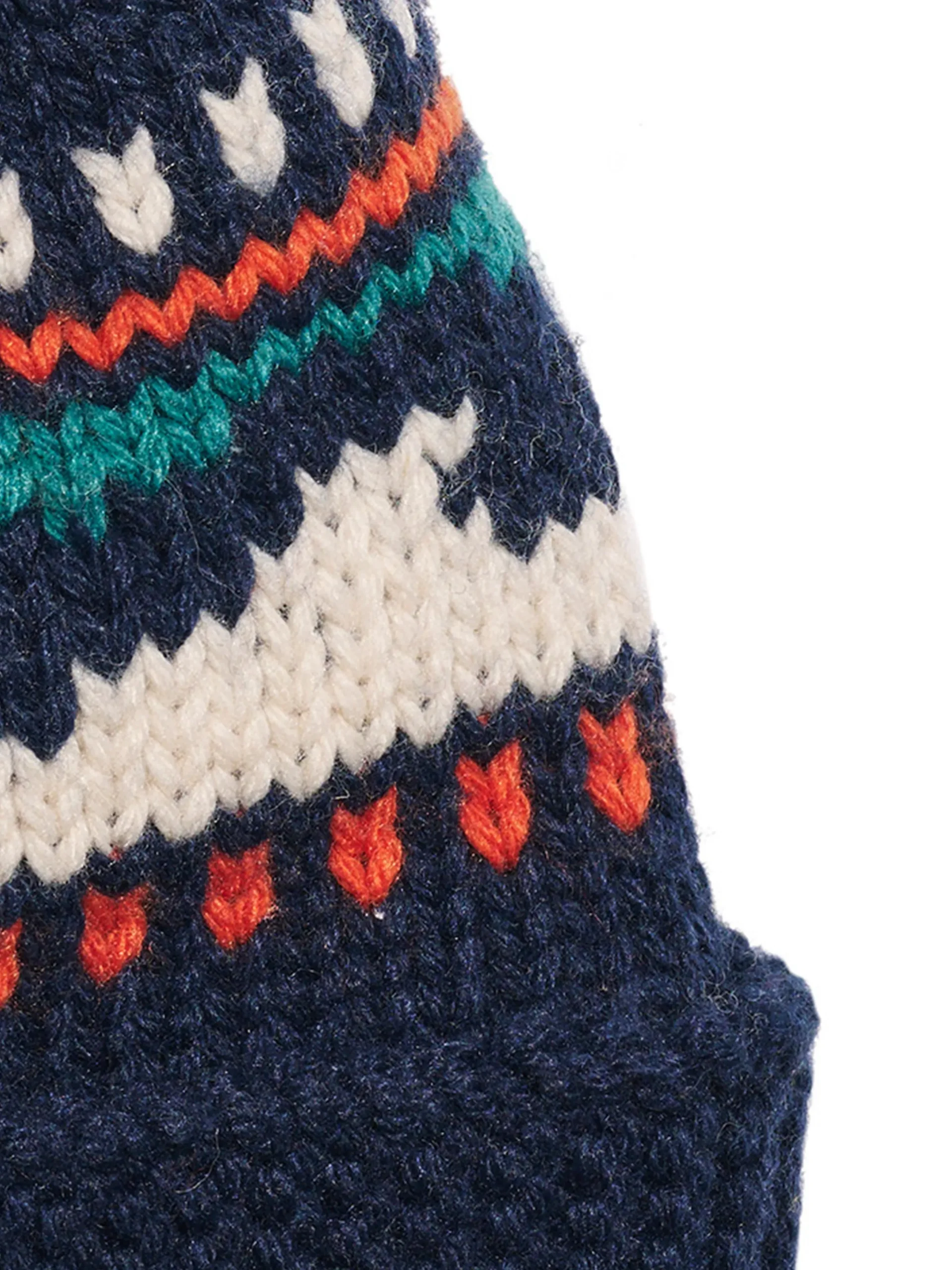 Hats|Hats^Faherty Brand Waves Pom Beanie - Navy