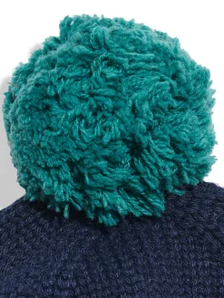Hats|Hats^Faherty Brand Waves Pom Beanie - Navy