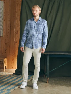 Shirts^Faherty Brand Weekend Blend Shirt - Rockville Blue Plaid