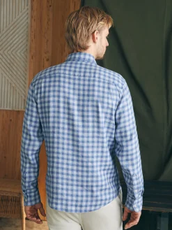 Shirts^Faherty Brand Weekend Blend Shirt - Rockville Blue Plaid
