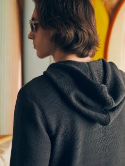 Hoodies & Sweatshirts|Lounge^Faherty Brand Whitewater Full Zip Hoodie - Washed Black