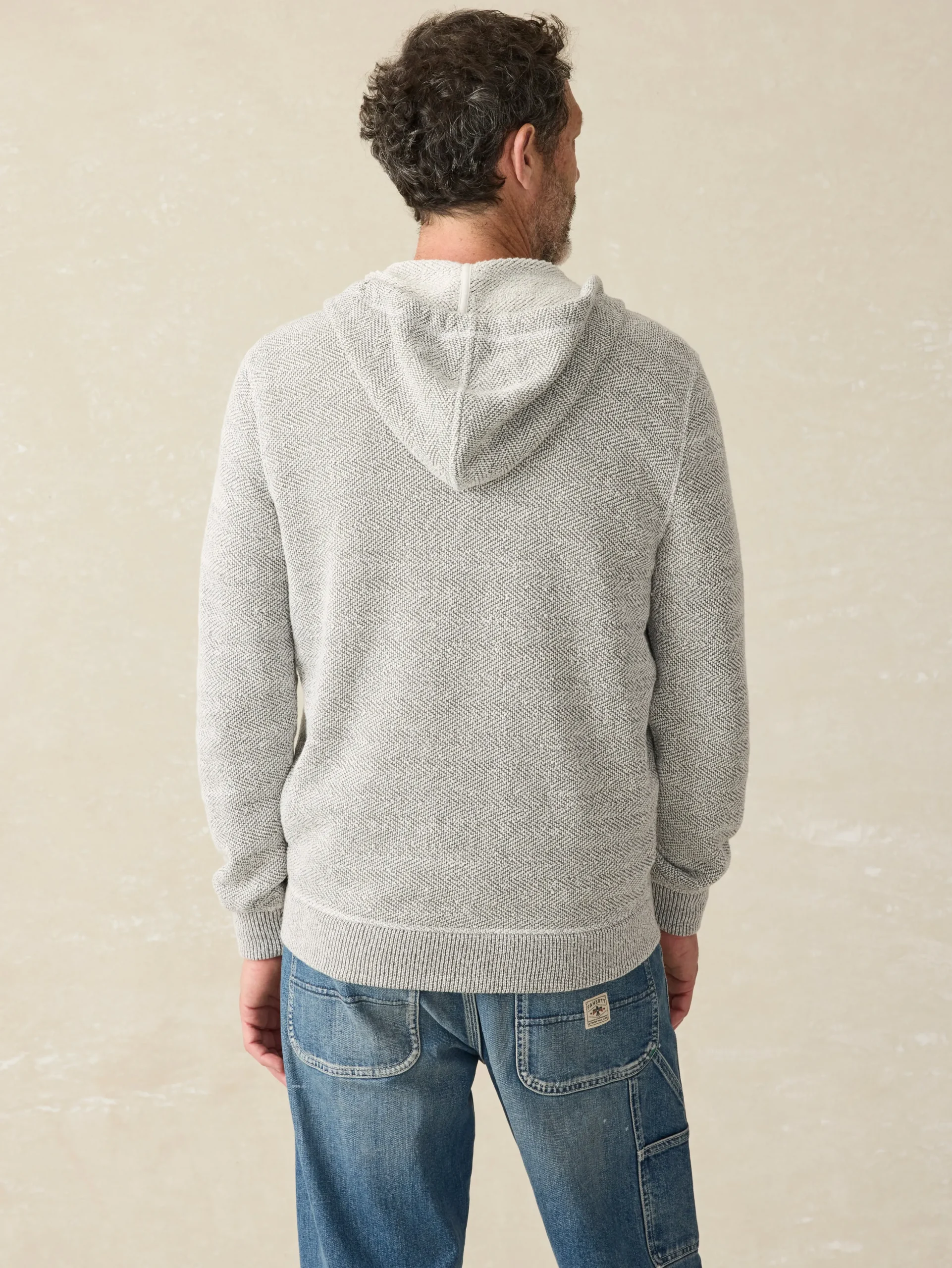 Hoodies & Sweatshirts|Lounge^Faherty Brand Whitewater Full Zip Hoodie (Tall) - Grey Shell Loop