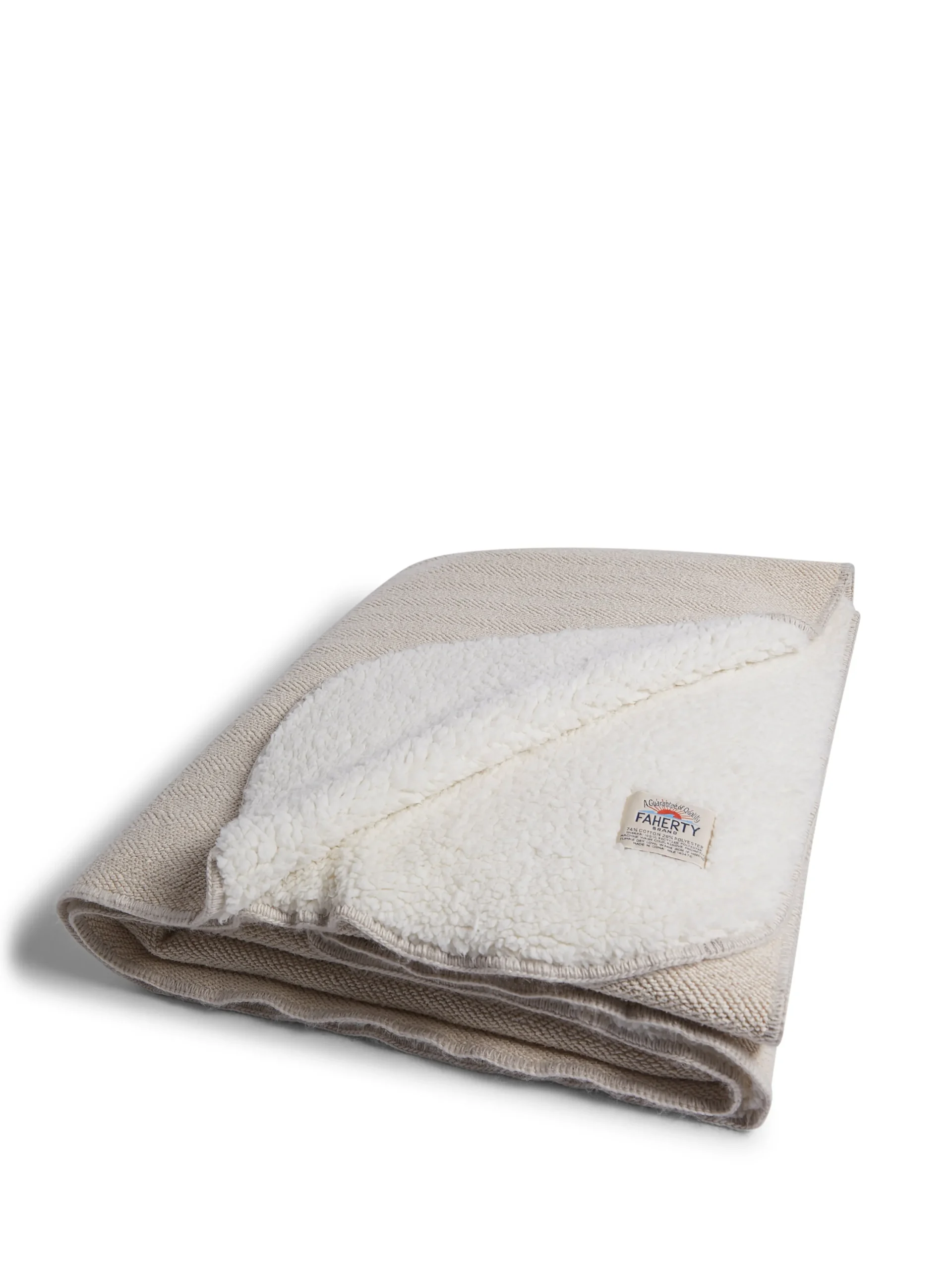 Home & More|Home & More^Faherty Brand Whitewater High Pile Fleece Blanket - Summer Sands