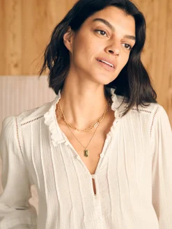 Shirts & Tops^Faherty Brand Willa Top - White