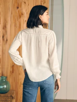 Shirts & Tops^Faherty Brand Willa Top - White