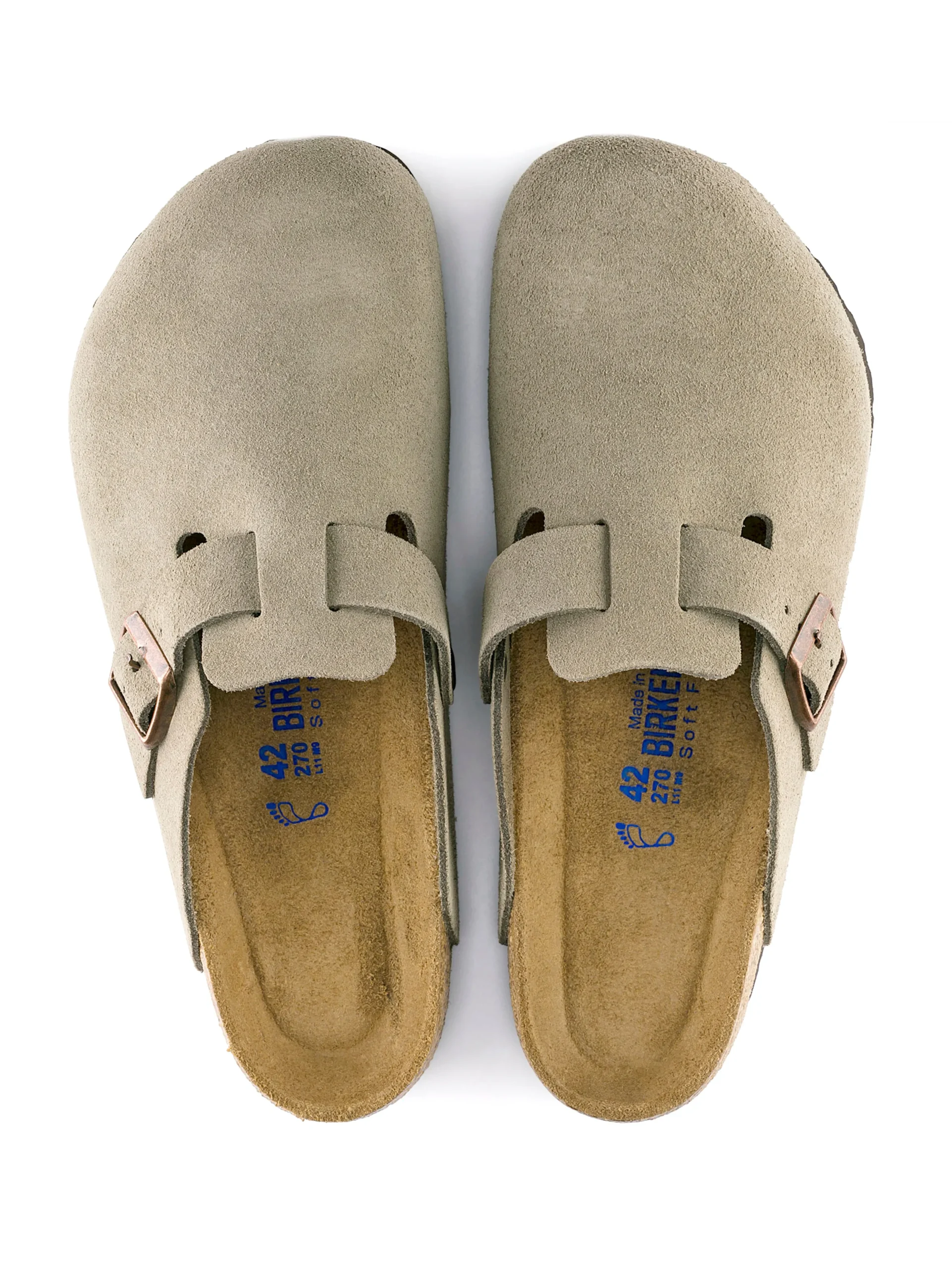 Shoes & Socks^Faherty Brand Women's Birkenstock Boston Clog Soft Footbed - Taupe